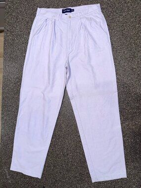 Polo Ralph Lauren Polo Golf White/purple Classic Fit Golf Pants 34 Waist 32 Insm